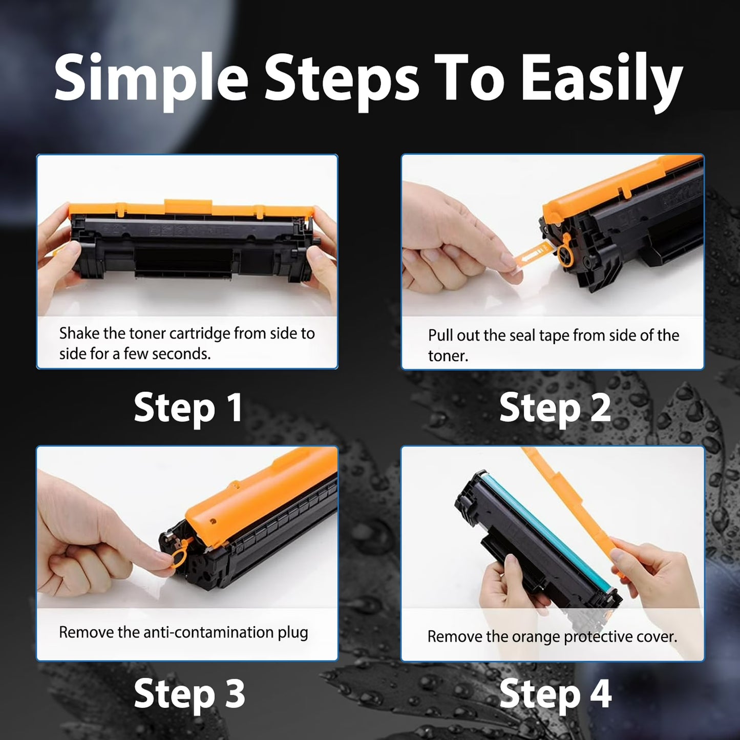 85A Toner Cartridge 2-Pack Compatible for 85A CE285A Toner Cartridge for Pro P1109w P1102w Printer(Black)