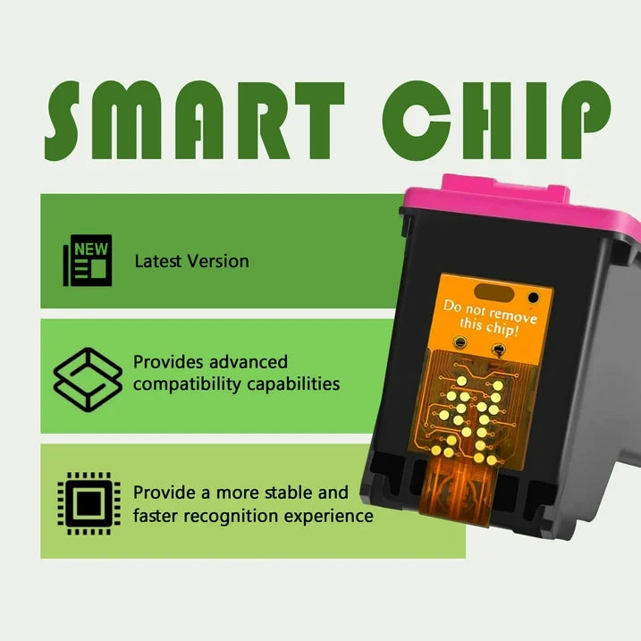 67XL 67 Ink Cartridge bundle Compatible for HP 67XL Ink Cartridges for DeskJet 2742e 2752e 2755e Envy 6000 6055 6055e Printer (Black ,Tri-Color)