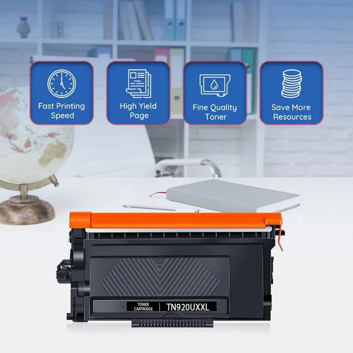 TN920UXXL TN920XL Toner Cartridge for Brother TN920XL Compatible for HL-L6210DW Printer 2 Pack Black