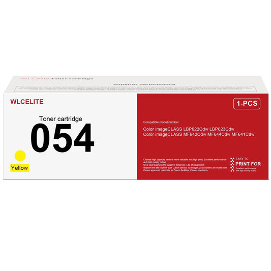 054 CRG-054 Toner Cartridge Yellow Replacement for Canon 054 Toner Cartridge for LBP622Cdw MF644cdw MF641Cdw Printer