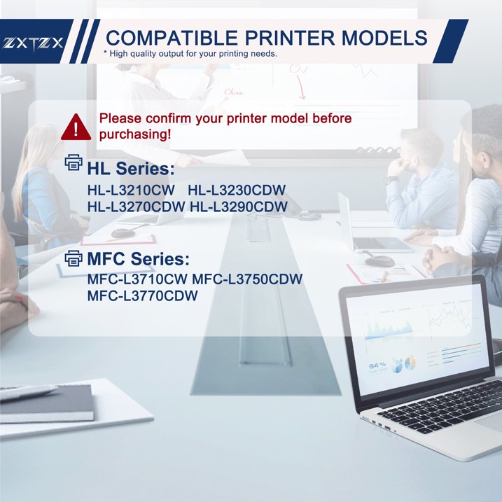 TN227 Toner Compatible for Brother TN227 TN223 Toner Cartridges Black Cyan Magenta Yellow Printer
