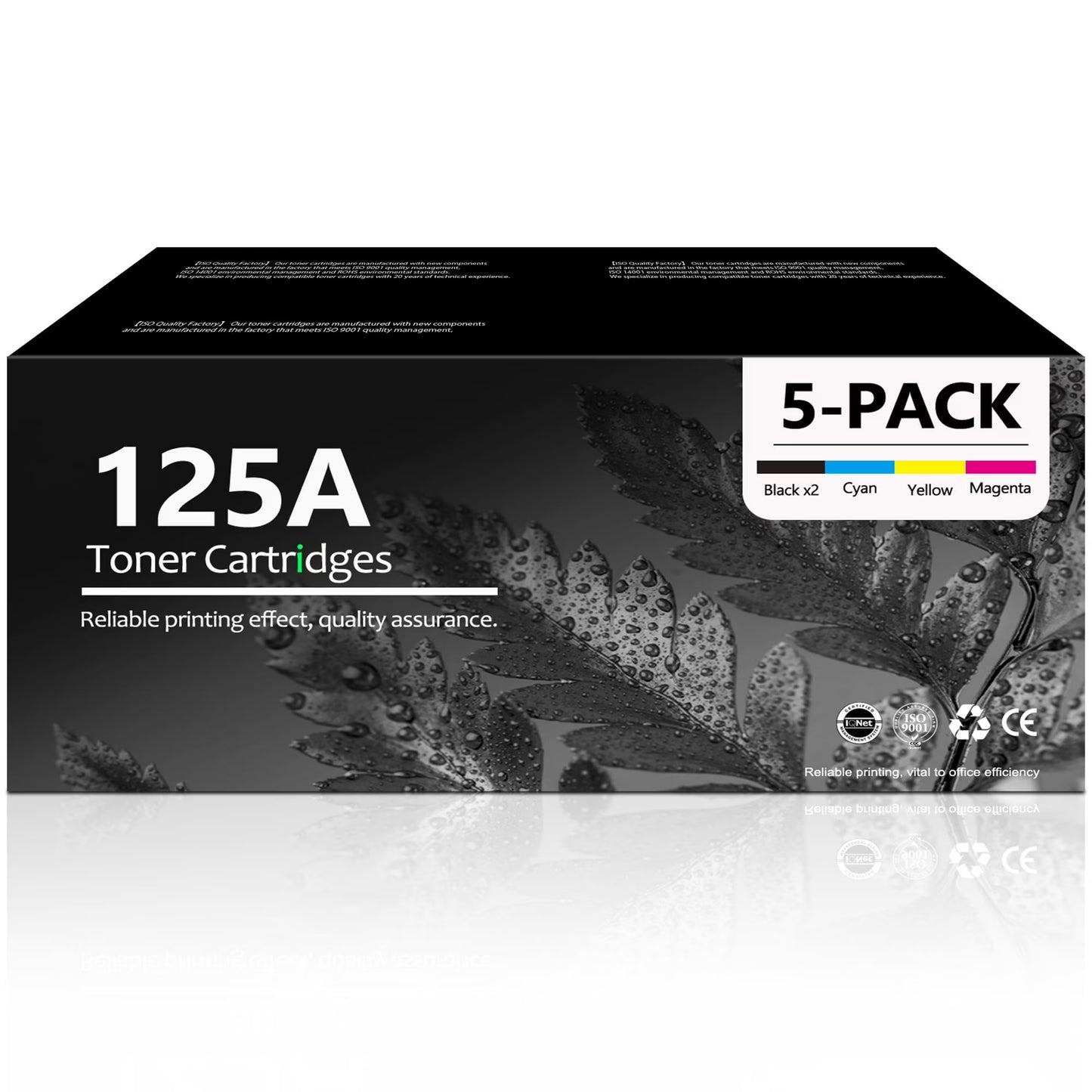 125A Toner Cartridge Compatible for HP 125A Toner Cartridges for CP1215 CM1312 MFP (5PK)
