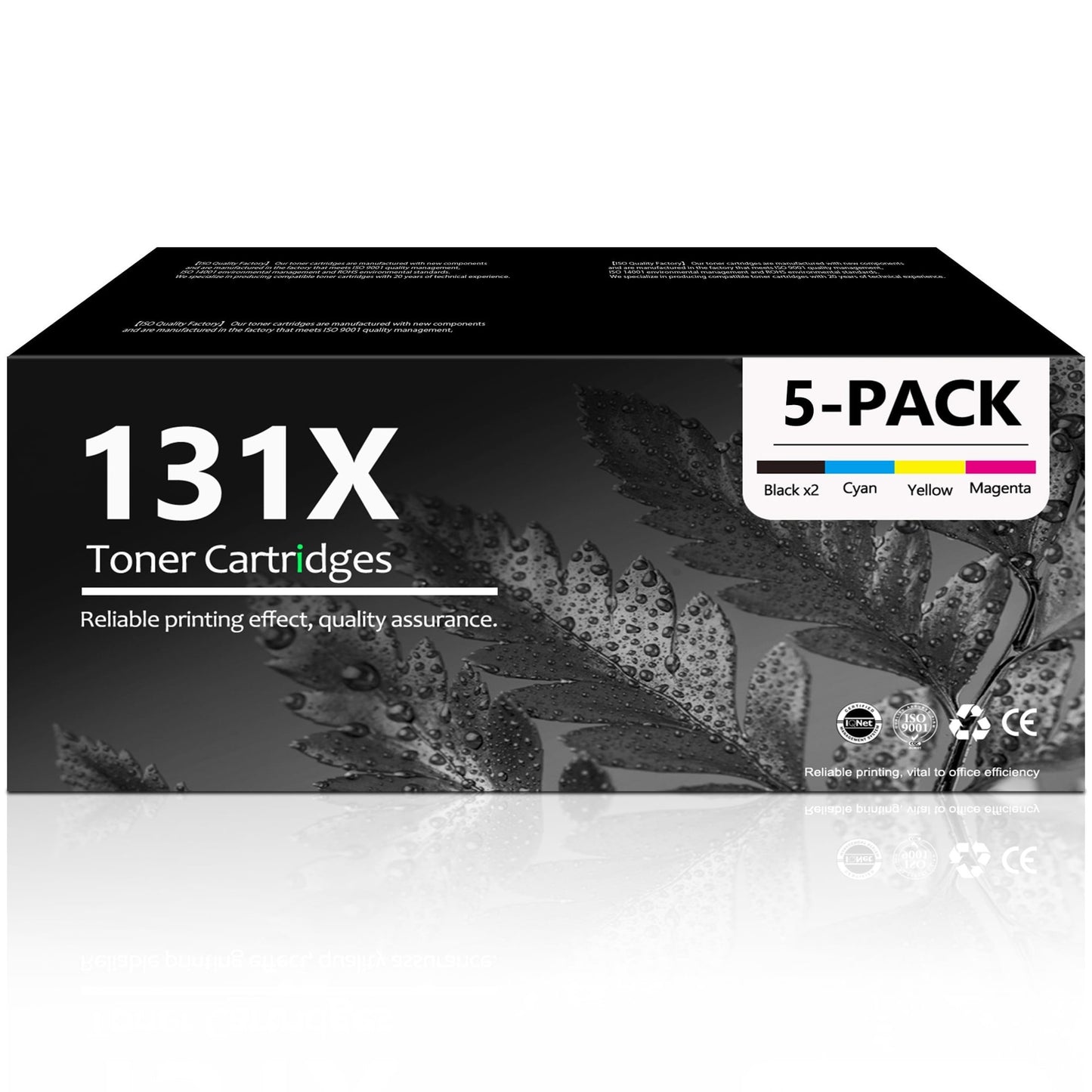 131X Toner Cartridge for Compatible HP 131X Toner Cartridges for HP LaserJet Pro 200 color M251nw Printer (5-Pack)