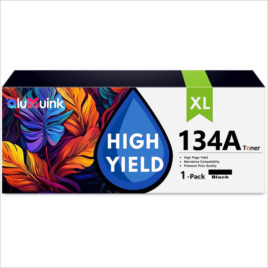 134A Toner Cartridge 1 Pack Compatible for 134A W1340A Black Toner Cartridges for Laser M209,MFP M234 Series Printers