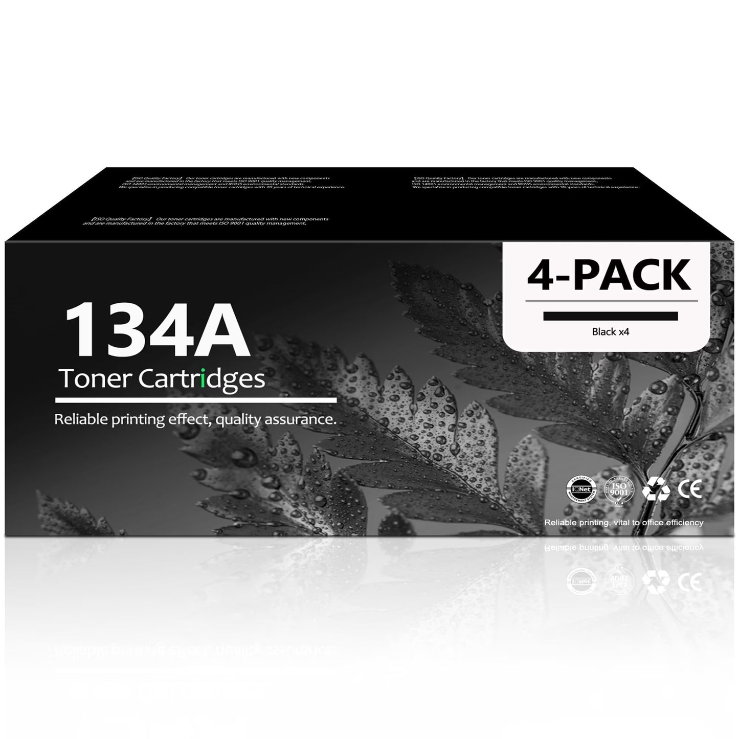 134A W1340A Toner Cartridge Compatible for 134A Toner Cartridges for LaserJet M234sdw M234dw Printer(4 Pack，Black)