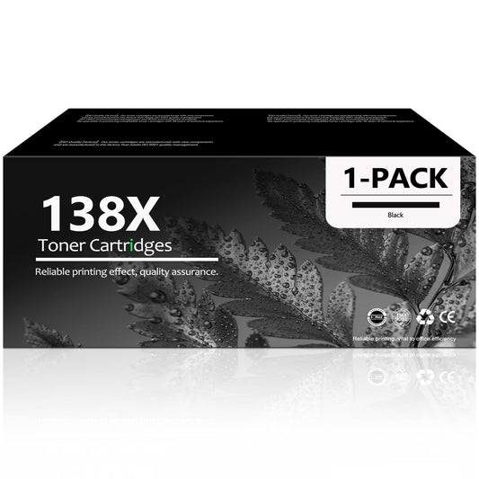 138X Toner Cartridge Compatible for 138X W1380X Toner Cartridge for Laserjet Pro 3001dw 3001dwe Printer