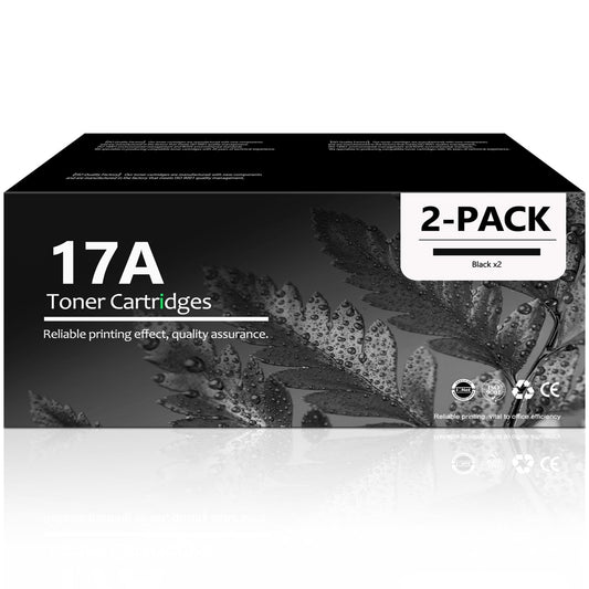 17A Black Toner Cartridge Compatible for 17A Toner Cartridge WITH CHIP for Laserjet Pro M102w M102a MFP M130nw Printer