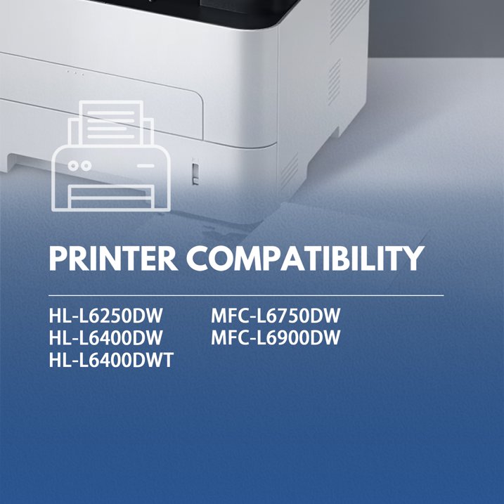 DR890 Drum Unit Compatible with Brother DR 890 for DCP-L5500DN DCP-L5600DN Printers (2-Pack Black Drum Unit)