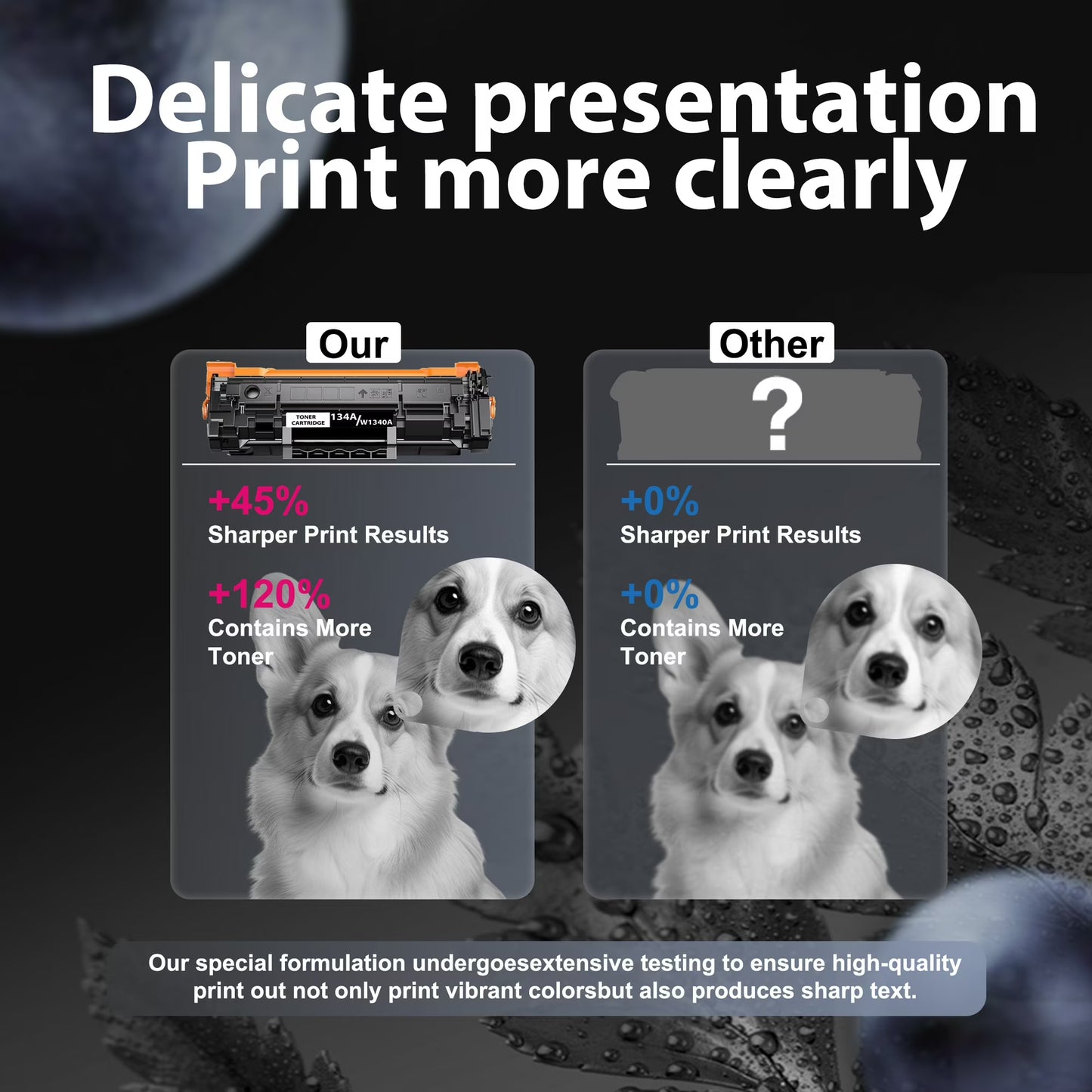 134A Black Toner Cartridge Compatible for 134A W1340A Toner Cartridges for LaserJet M234sdw M234dw Printer(3 Pack)