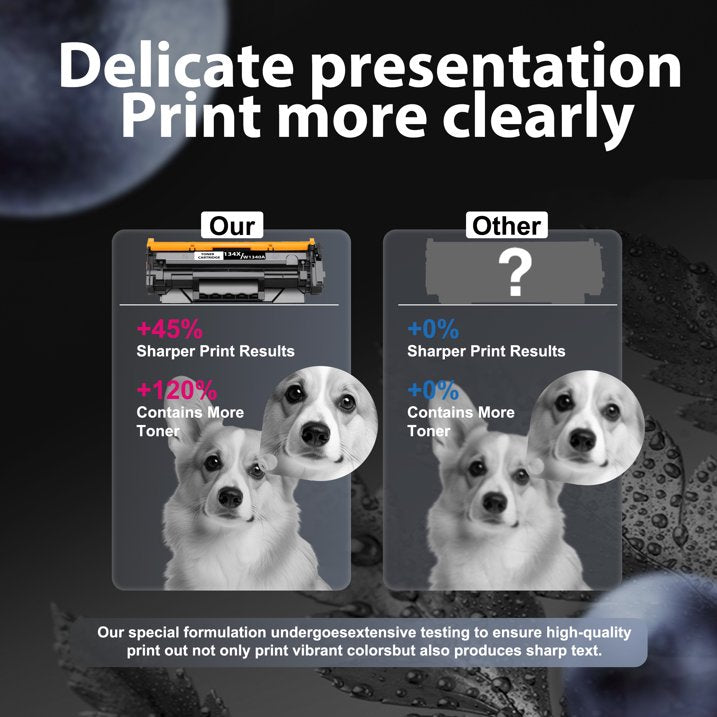 134X W1340X Toner Cartridge Compatible for HP 134X 134A Toner Cartridges LaserJet M209dw MFP M234dw Printer（Black）