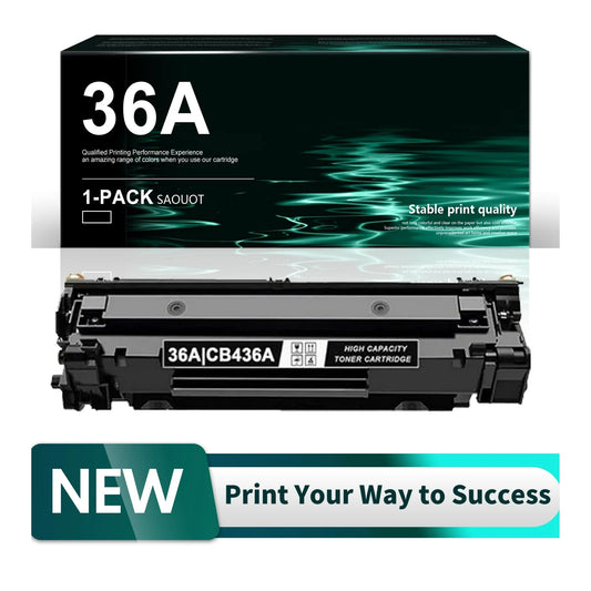 36A CB436A Toner Cartridge Black Compatible for HP CB436A Toner M1522n MFP P1505 P1505n Printer