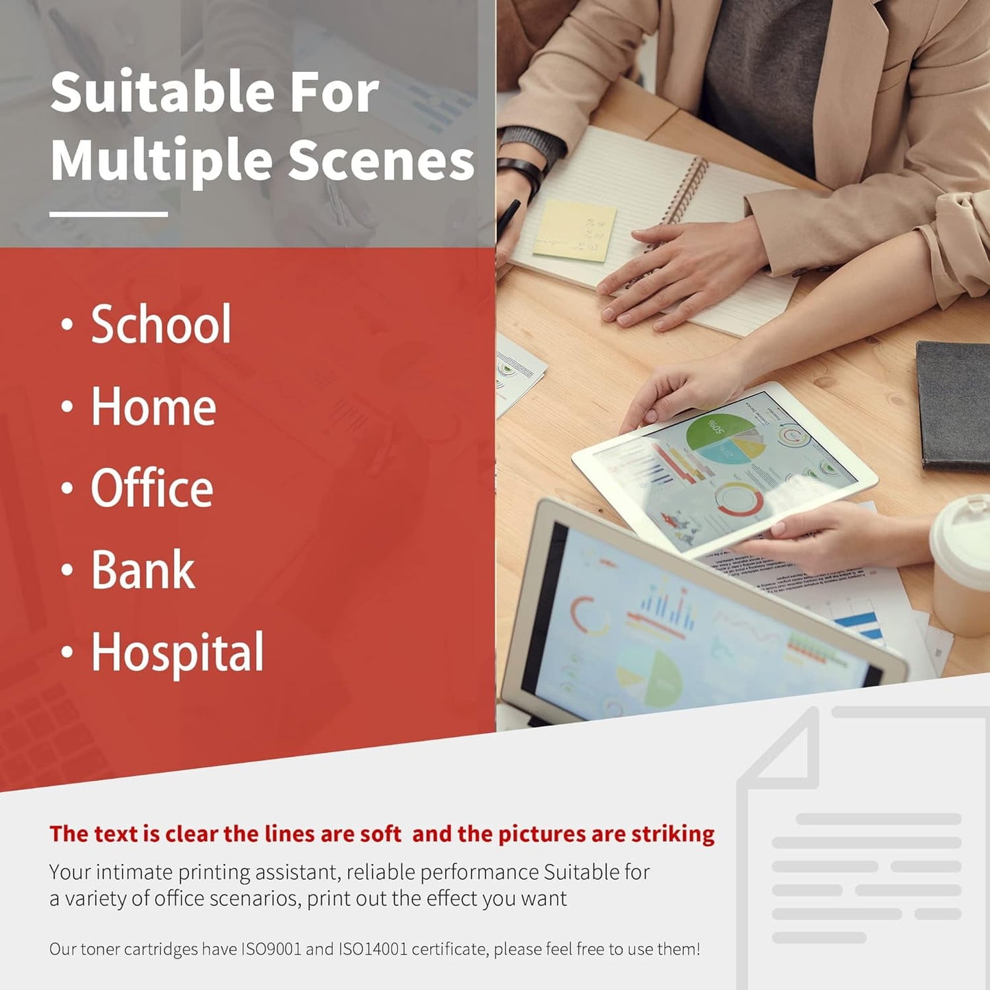 Cartridge 104 Toner Cartridge 104 Replacement for Canon CRG-104 imageCLASS MF4350d D420 D480 MF4150d MF4270dn MF4370dn MF4690 Printer Toner (Black, 2-Pack)