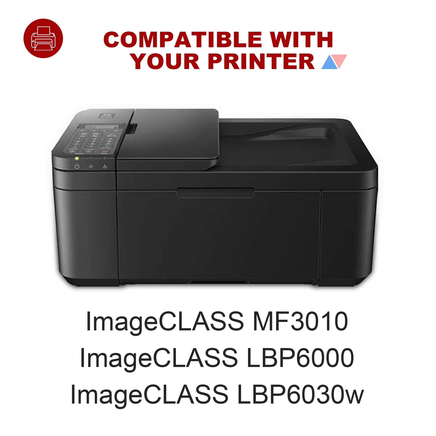 CRG 125 Toner Compatible for Canon CRG125 Toner Cartridge for ImageCLASS LBP6030w LBP6000 MF3010 Printer