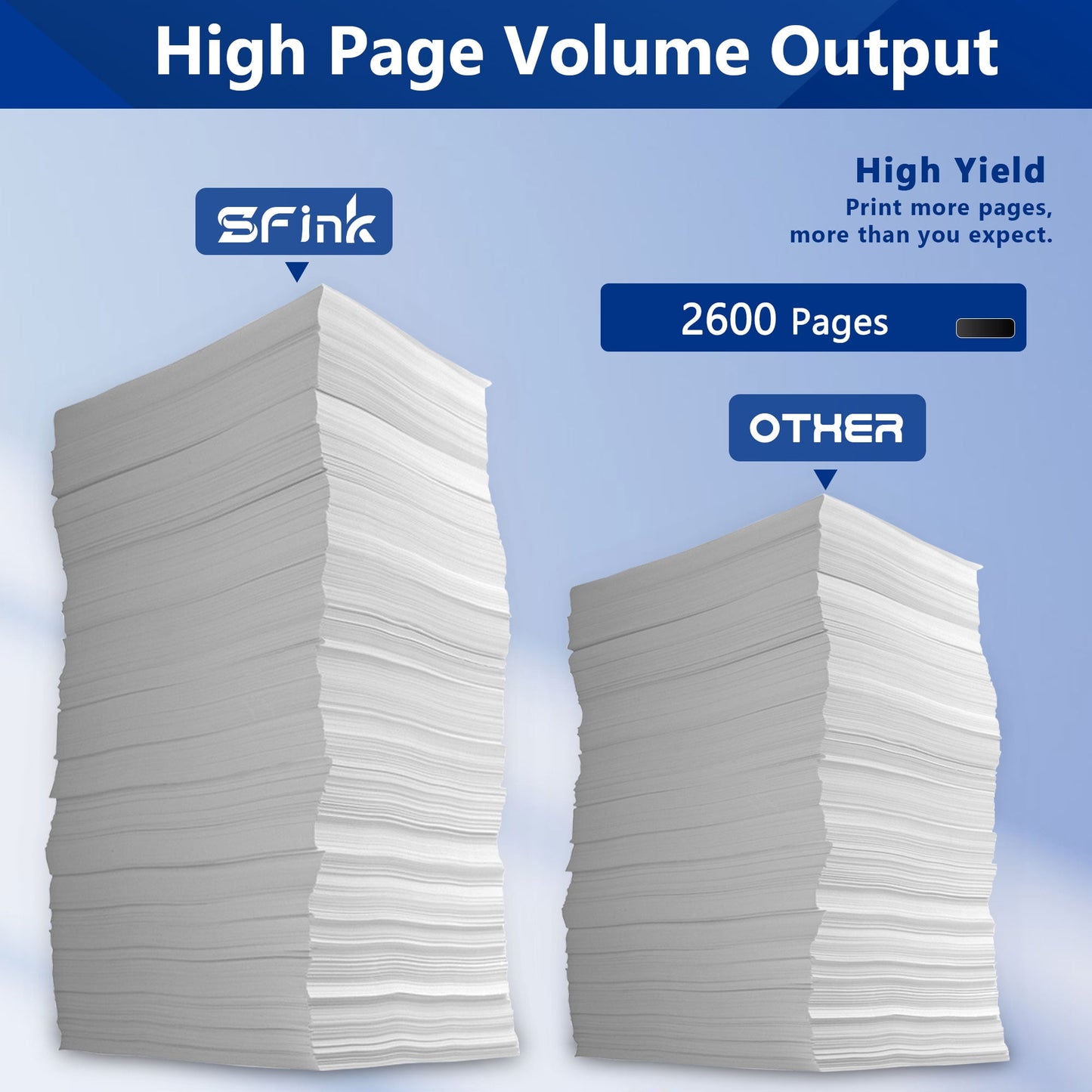 TN450 High Yield Toner-Cartridge 1-Black Replacement for TN450 Brother IntelliFax-2940 Printer