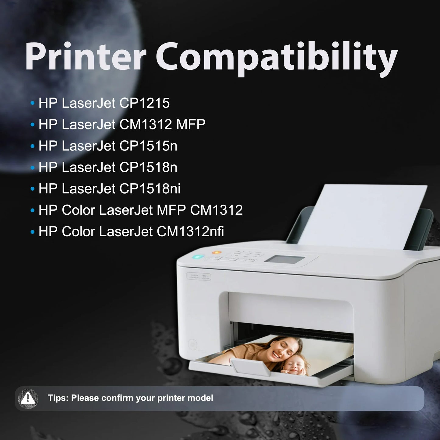 125A Magenta Toner Cartridge Compatible for HP 125A CB543A Toner Cartridge for CP1215 CM1312 MFP