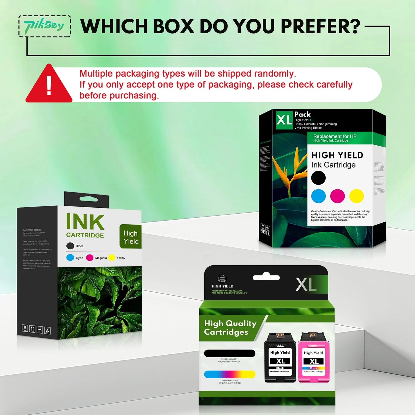 67XL Ink Compatible for HP 67 Ink Cartridges for 67 XL Cartridge Printers (2 Pack)