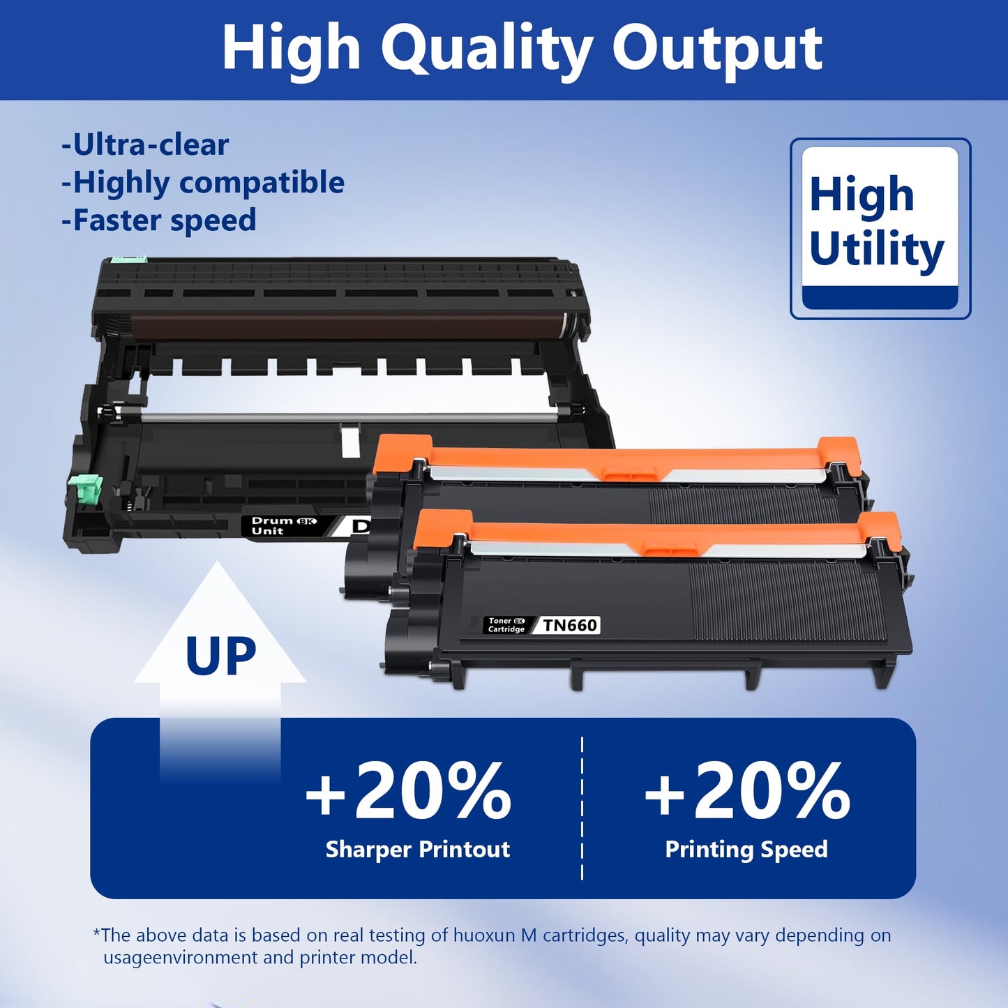 TN660 TN 630 DR630 Toner Cartridge Drum Unit Compatible for Brother TN 660 TN-630 DR630 Use for MFC-L2700DW MFC-L2740DW HL-L2380DW HL-L2340DW HL-L2360DW (2 Pack Black)