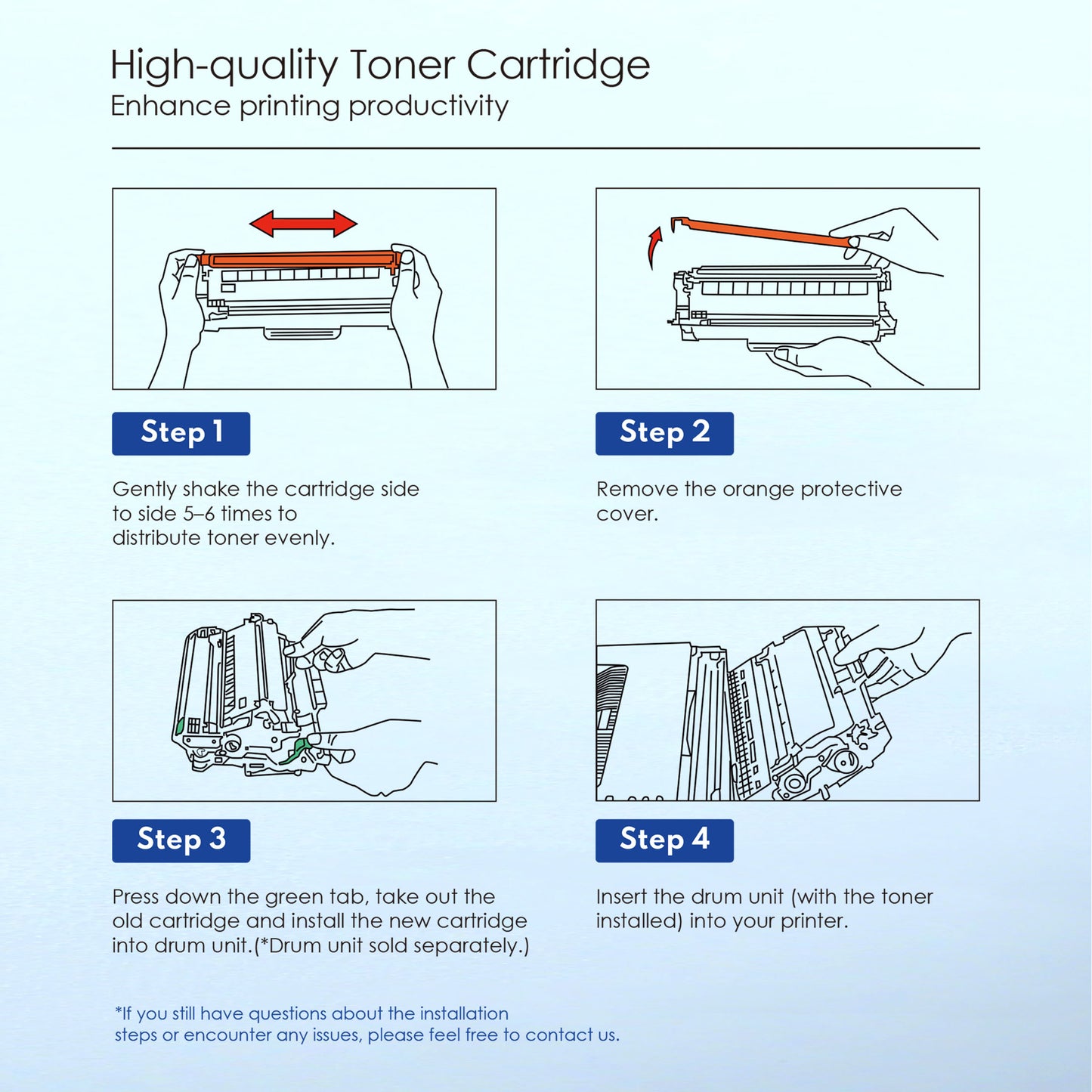 TN630 TN 630 Toner Cartridge Compatible for Brother TN630 High Yield Black Works with HL-L2320D L2340DW DCP-L2540DW MFC-L2720DW L2740DW ( 2 Black )