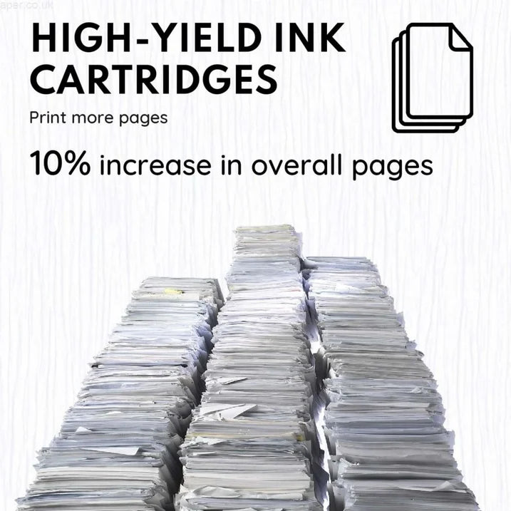 62XL Ink Cartridge Compatible for HP 62 Black Ink Cartridge for Envy 5660 7640 Printer