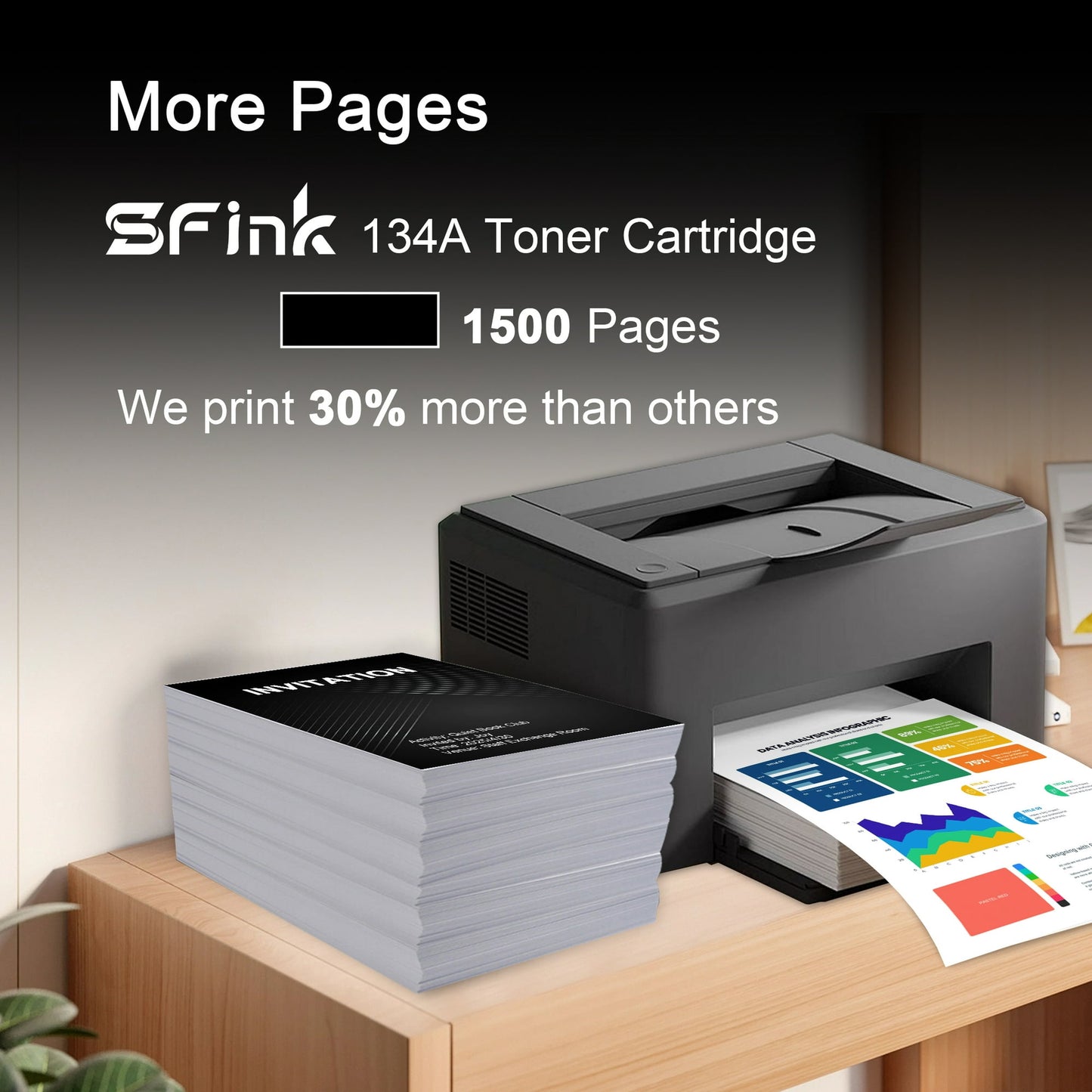 134A Toner Cartridges (with Chip) 2 Pack Black Compatible for HP 134A 134X W1340A W1340X Toner Cartridges for Laserjet 209dw, MFP M234dw, M234sdw Printer