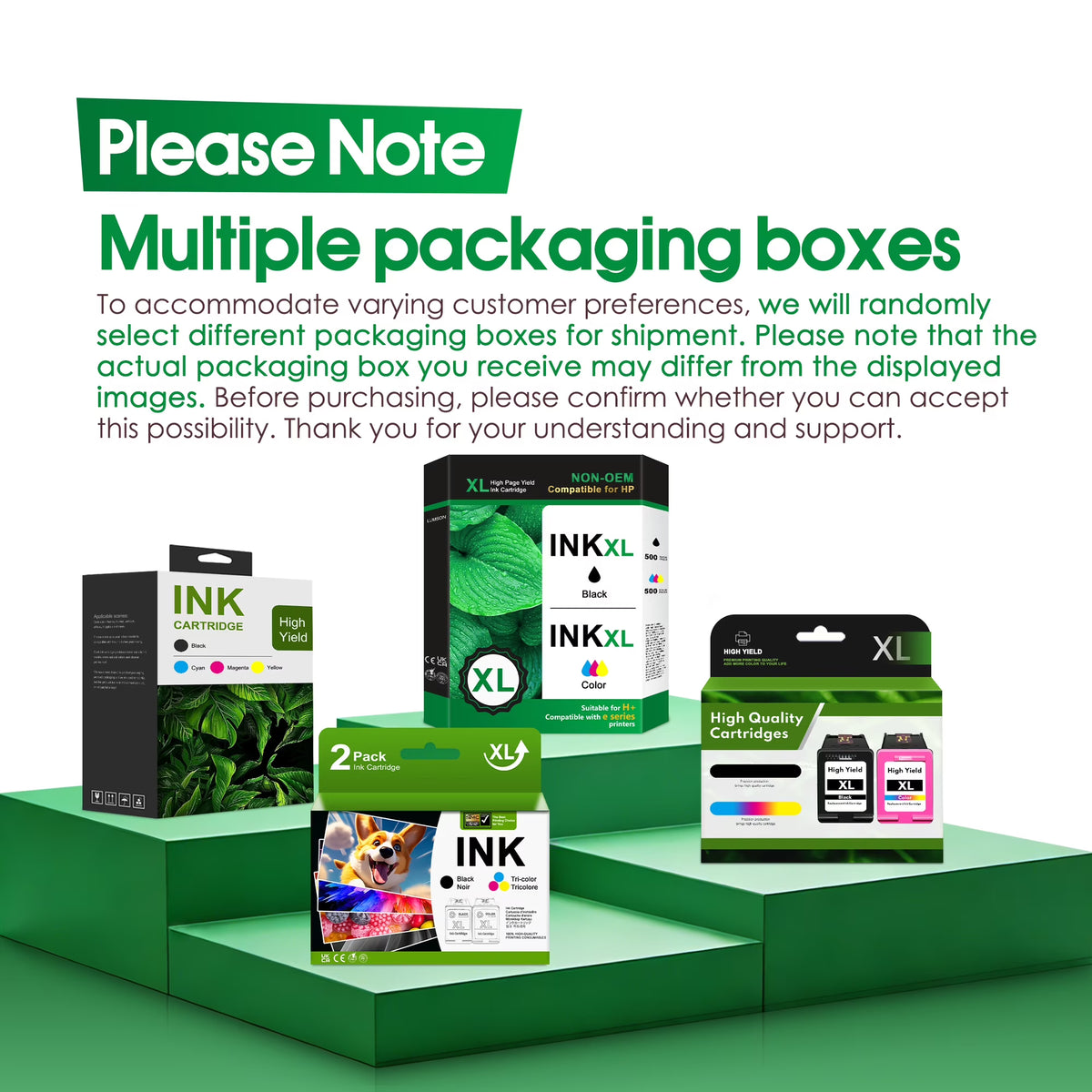 68 Ink Cartridges Compatible for HP 68 68e Ink Cartridge Work with Envy 6155e 6555e 6100e 6500e 6552e 6558e Printers (Black, Tri-Color)