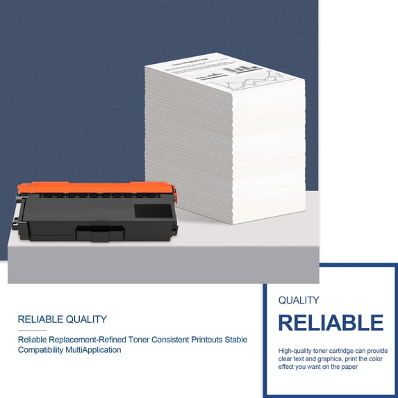 Black TN431 Toner Cartridge Replacement for Brother TN-431 Toner Cartridge for HL-L8260CDW L8360CDW MFC-L8900CDW L9570CDW Printer (2 Pack)