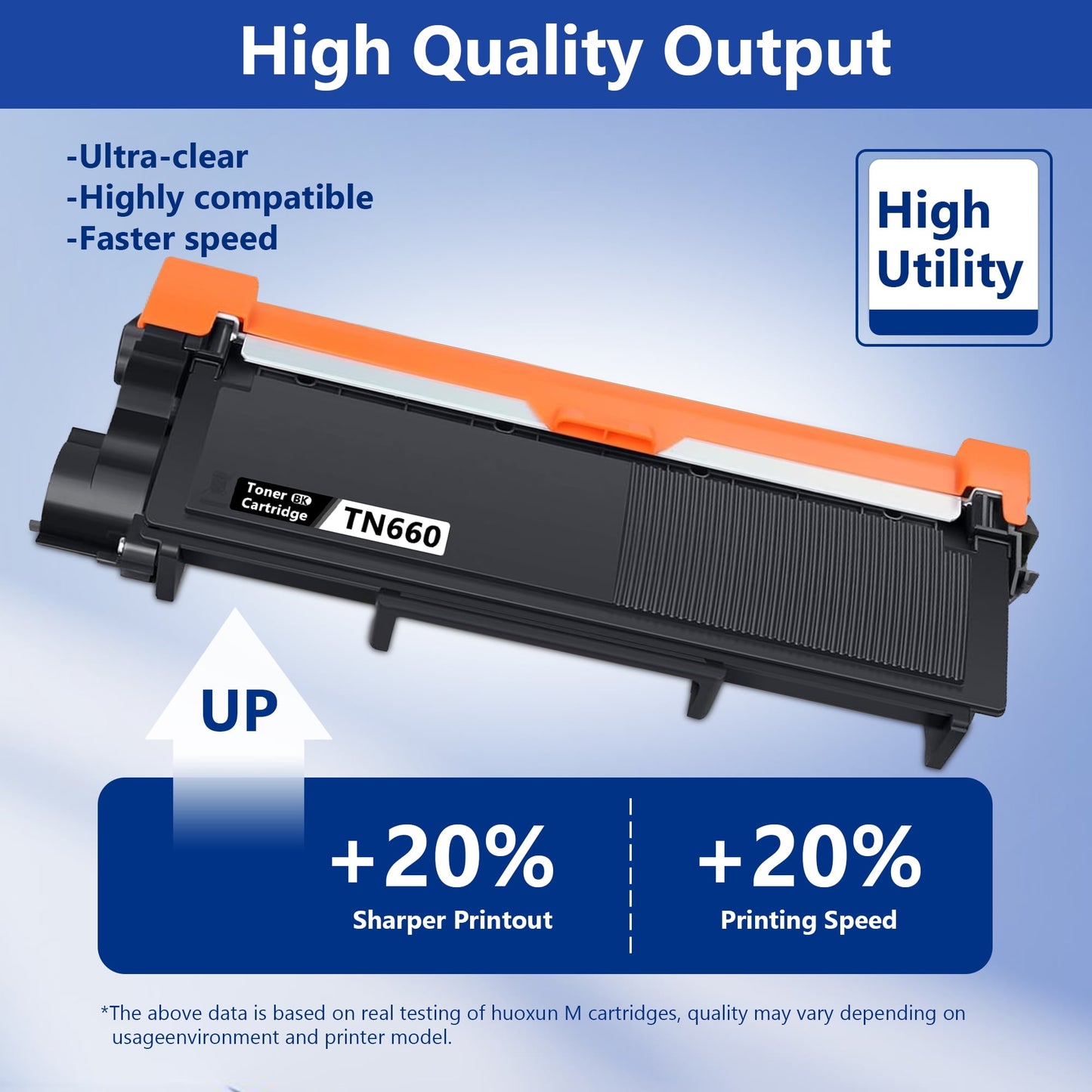 TN660 TN630 Toner Cartridge 2-Pack Black High Yield Compatible for Brother TN-660 TN 660 TN 630 for HL-2340DW HL-L2320D DCP-L2540DW Printer