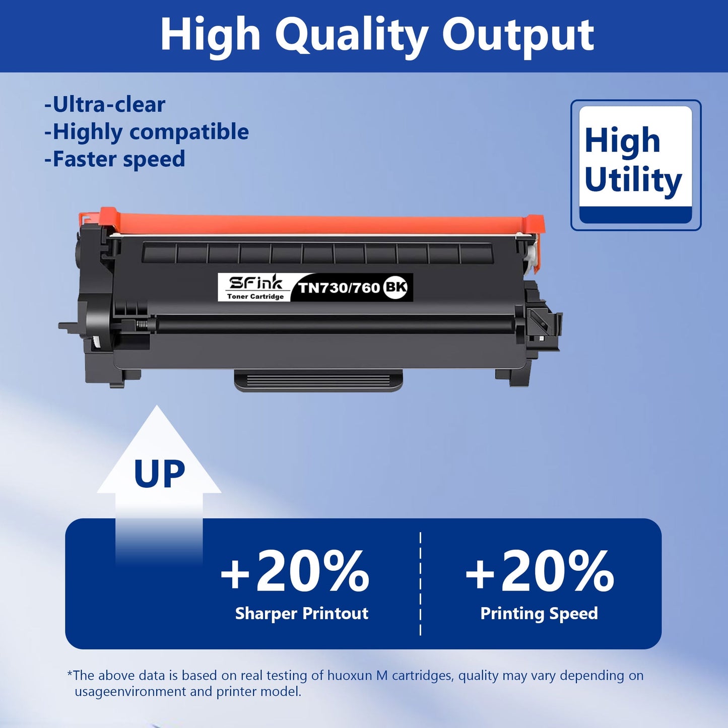 TN730/TN760 Toner Cartridge Replacement for Brother TN760 TN730 Toner for MFC-L2710DW MFC-L2750DW HL-L2350DW HL-L2370DW HL-L2395DW HL-L2390DW DCP-L2550DW Printer (Black, 2-Pack)