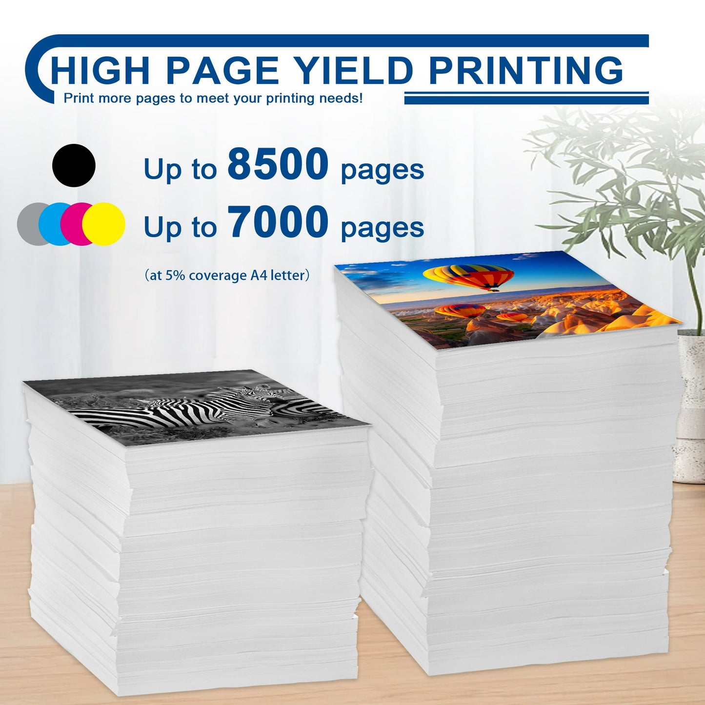 T552 552 Ink Refill Bottles 6 Pack Compatible for Epson 552 Ink for Ecotank Photo ET-8550 ET-8500 ET8550 ET8500 8550 8500 Printer (PBk/BK/C/M/Y/ GY)