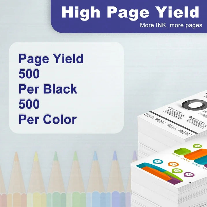 LC3011/3013 Ink Cartridge Replacement for Brother LC3011 Ink Cartridge J491DW J895D Printers 4-Pack