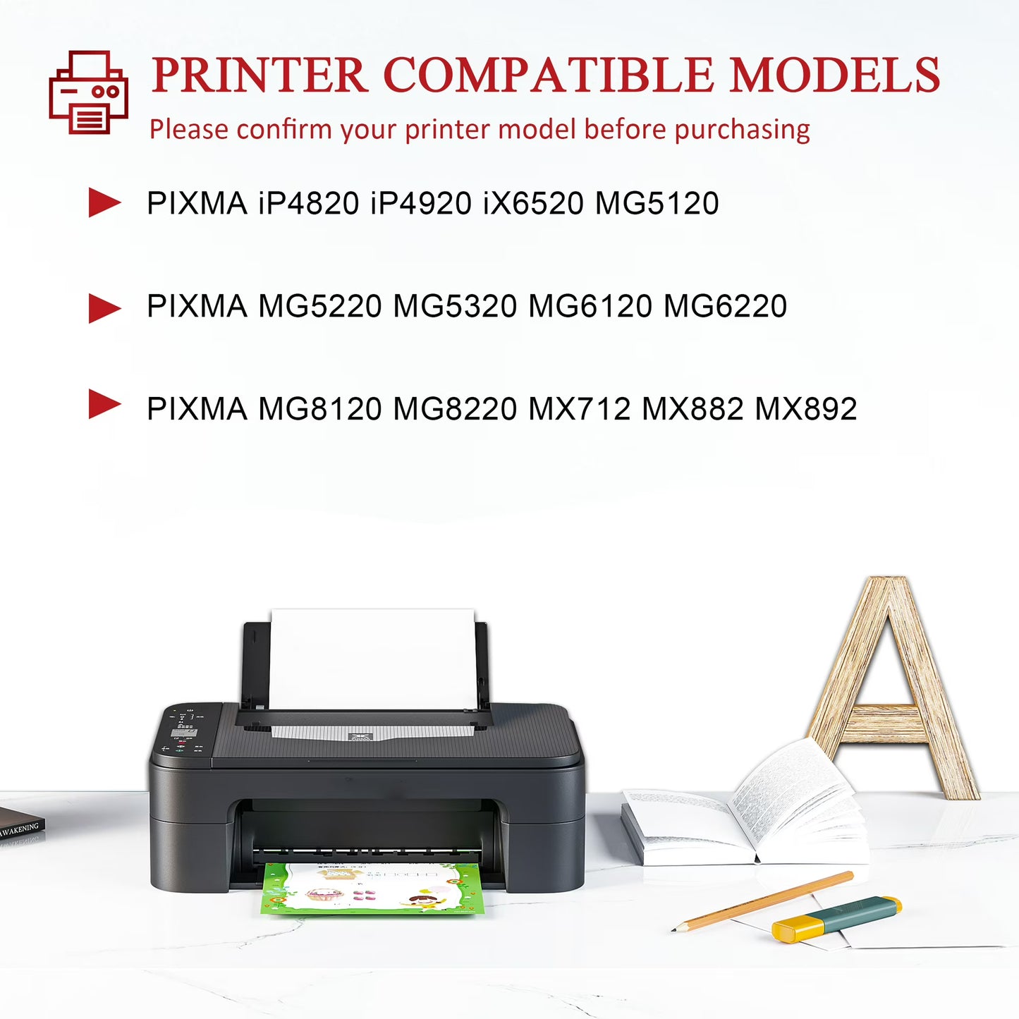 PGI 225 Ink Cartridge Replacement for Canon PGI 225 Black Ink Cartridge Printer