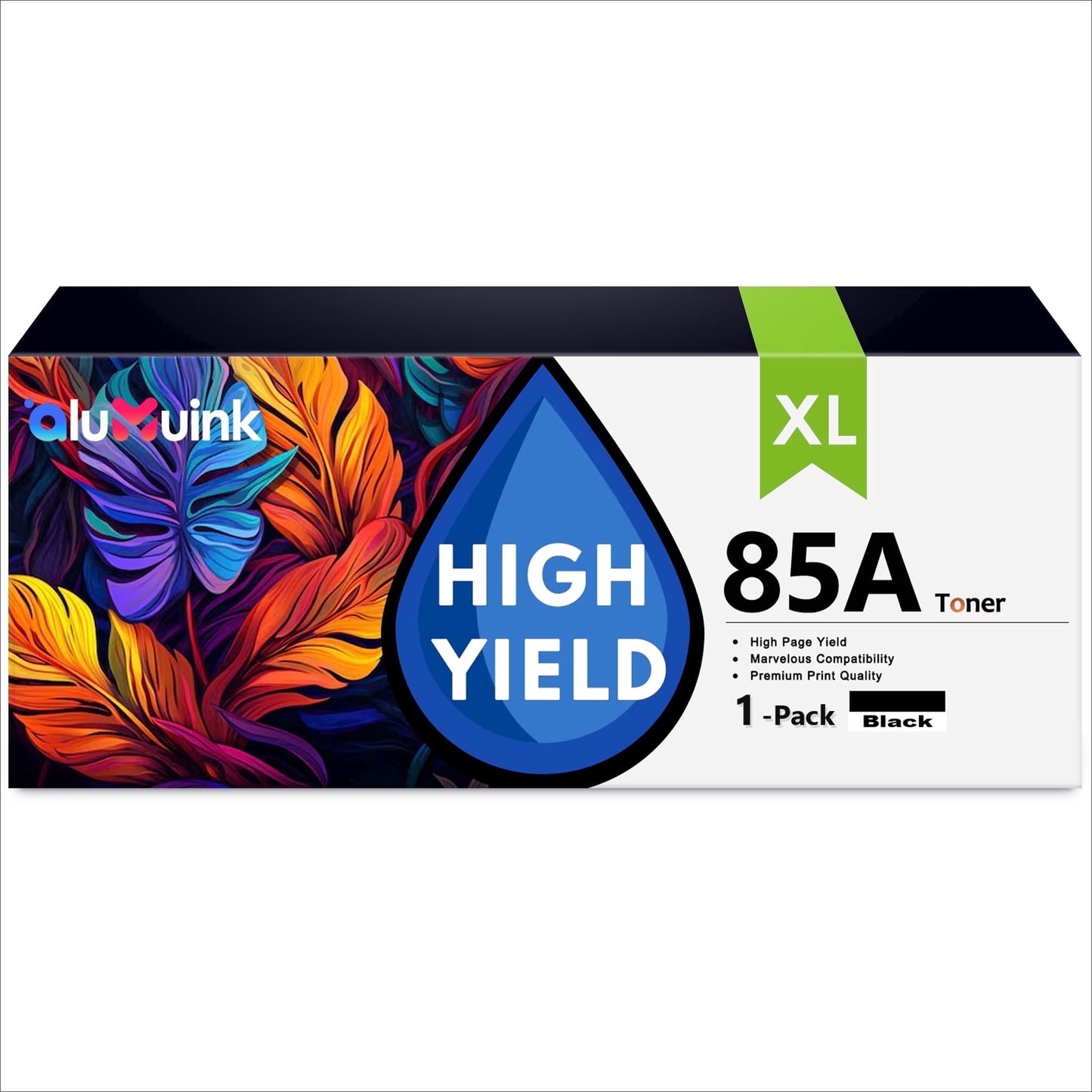 85A Toner Cartridge 1 Pack Compatible for 85A CE285A Black Toner Cartridges for Laser Pro P1102, P1109; MFP M1212, MFP M1217 Series Printers