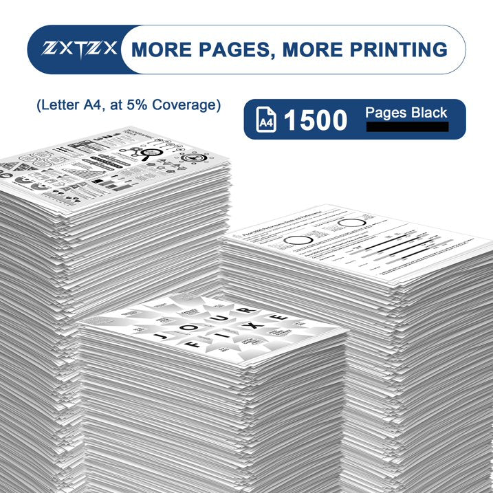 TN 760 Toner Compatible for Brother TN760 TN730 Black Toner Cartridges 2 Pack