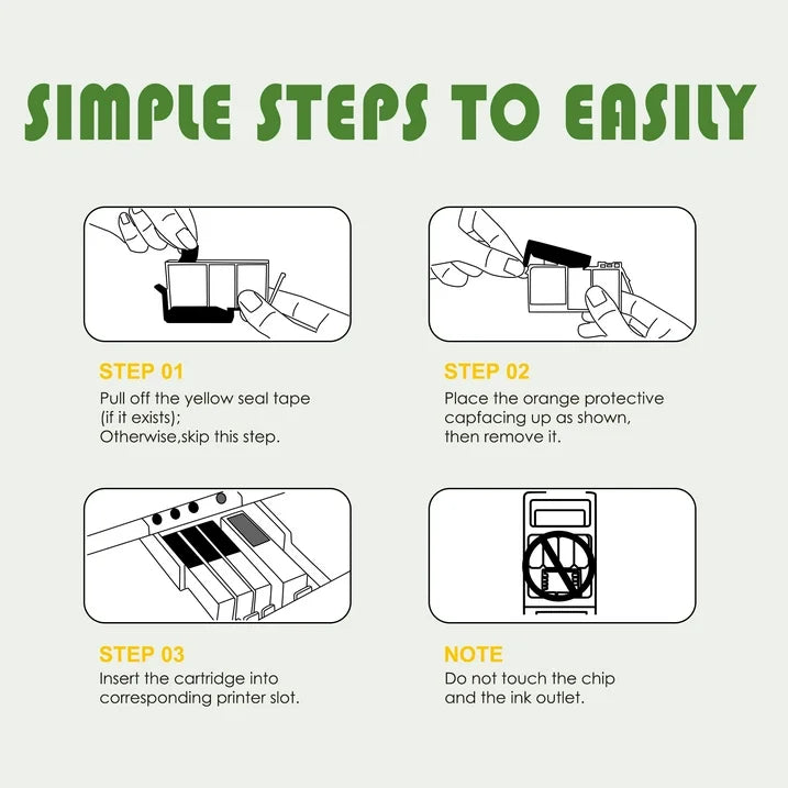 920XL Ink Compatible for HP 920 Ink Cartridges Combo Pack OfficeJet 6500A 7500A Printers