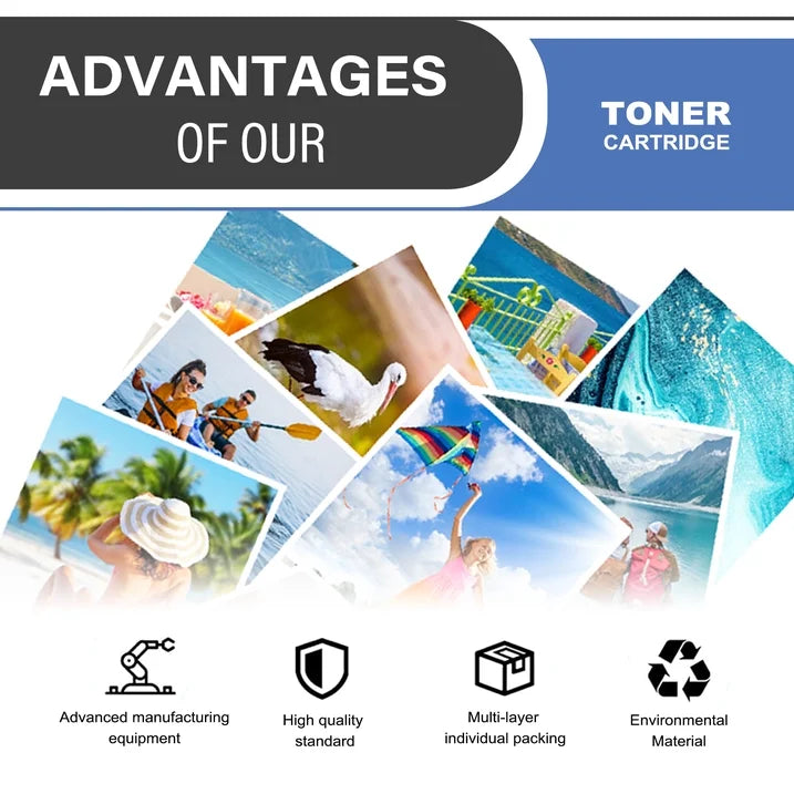206A W2110A Toner Cartridge Black 1-Pack Compatible for 206A W2110A Toner Cartridges for Color Laser Pro M255; Color Laser Pro MFP M282, M283 Series Printer