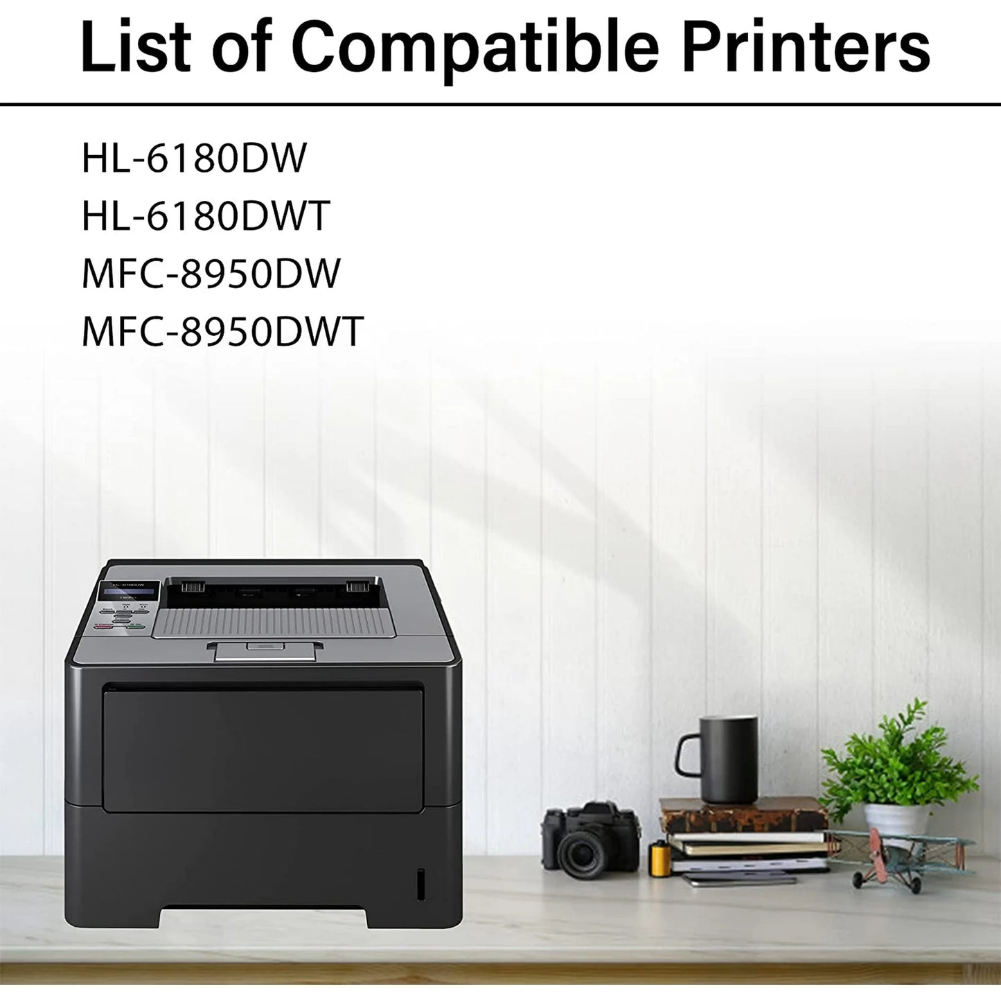 (Black,3-Pack) Compatible TN-780 Toner Cartridge Replacement for Brother TN780 MFC-8950DWT HL-6180DW HL-6180DWT MFC-8950DW Printer Toner Cartridge