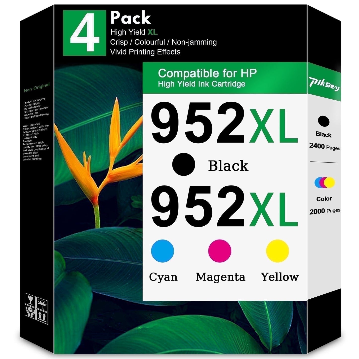 952 xl Ink Cartridges Combo Pack (4 Pack) - Compatible for HP 952xl Ink 952 Ink Cartridges for OfficeJet Pro 7740 8710 8740 8730 8210 Printer