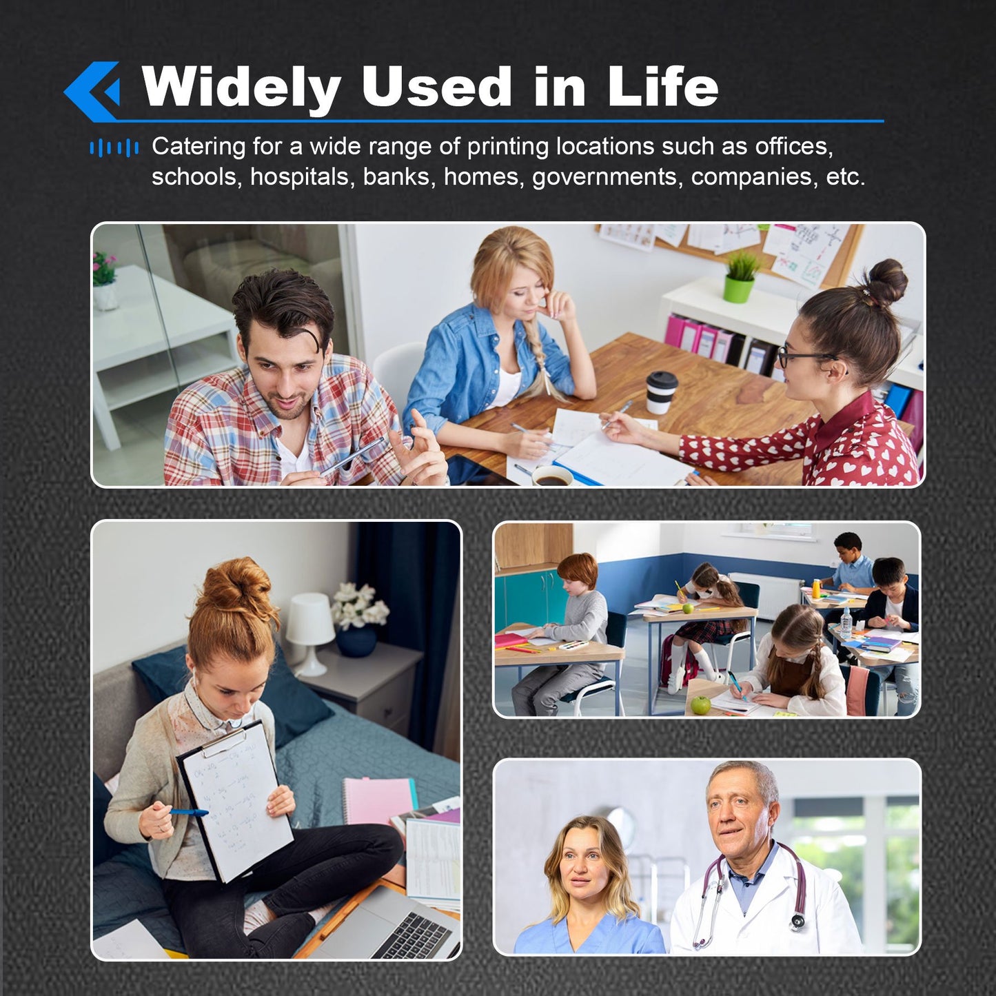 148X Black Toner Cartridge (with Chip) Compatible for HP 148X W1480X 148A W1480A for Laserjet Pro 4001dw 4001dn 4001n MFP 4101fdw 4101fdn Printer (1-Pack)