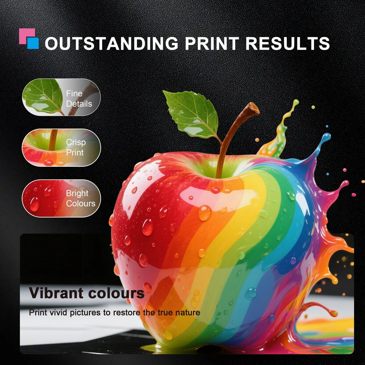 67XL 67 Ink Cartridge Compatible for HP 67 XL Ink Cartridges Deskjet 2742e 2752e 2755e Envy 6000 6010e (Black, Tri-Color)