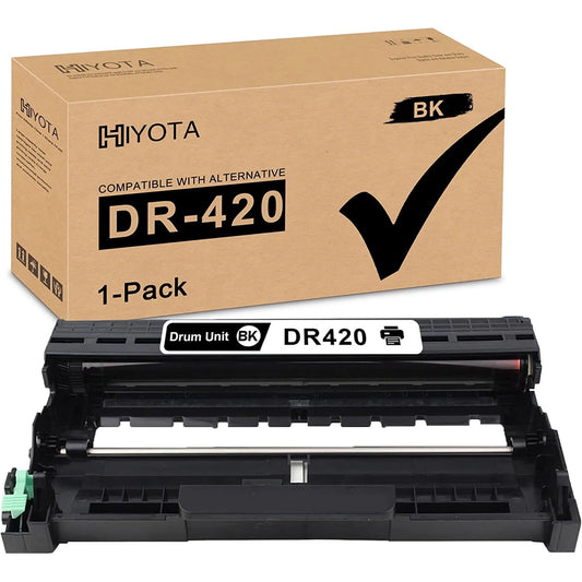 Compatible DR420 Drum Unit Replacement for Brother HL-2242D 2250DN 2270DW 2130 2132 2220 2230 2240 2240D 2275DW 2280DW Printer(Black,1-Pack)