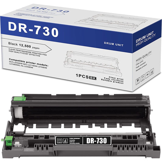 DR 730 Black Drum Unit (NOT Toner) Replacement for Brother DR 730 for Brother HL-L2350DW Printer (1 Pack)