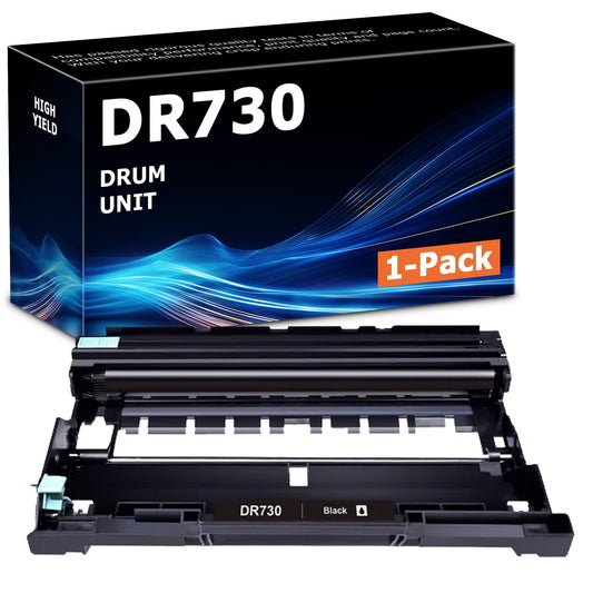 DR730 Drum Unit Compatible for Brother DR730 with MFC-L2750DW MFC-L2710DW DCP-L2550DW HL-L2350DW ( 1 Black)