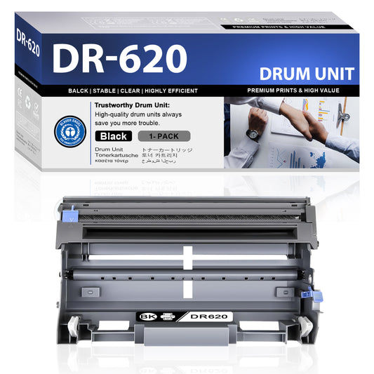 DR620  Drum Unit Black ZXTZX  Compatible for Brother  for HL-5380DN MFC-8870DW MFC-8690DW Series Printers 1 Pack Black