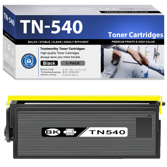 TN540 Toner Cartridge ZXTZX Compatibles for Brother TN540 Compatibles for HL-5170DN MFC-8840DN Series Printers 1 Pack Black