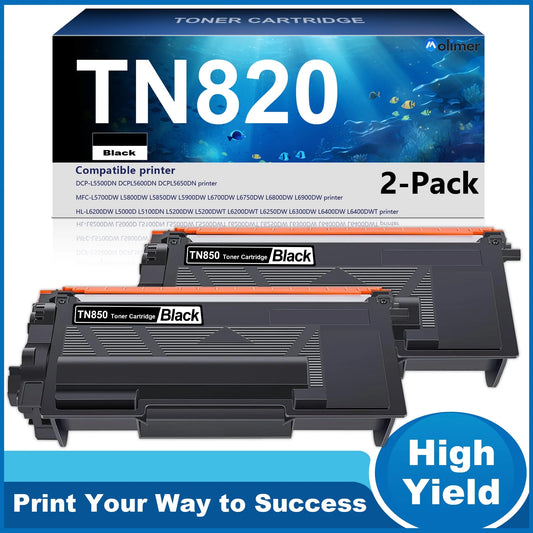 TN820 Toner Cartridge Replacement for Brother TN820 Toner Cartridge for DCP-L5650DN Printer