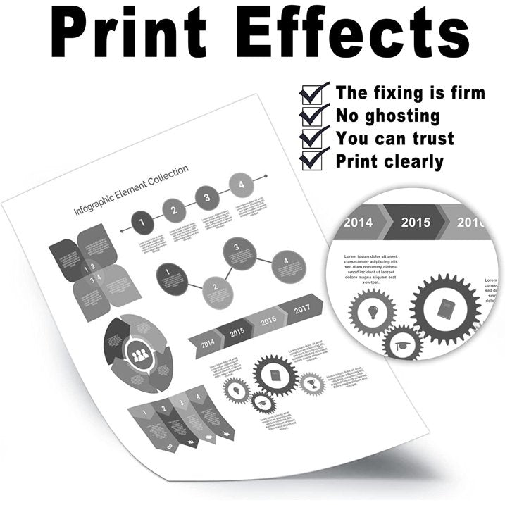 TN431 5-Pack Toner Cartridge Compatible for Brother TN 431 HL-L8260CDW MFC-L8610 L9570CDWT Printer