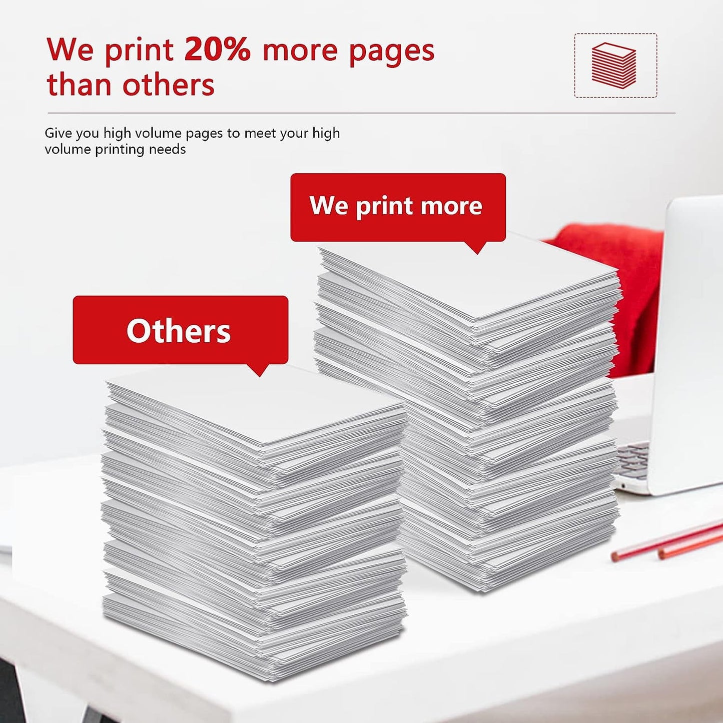 131 High Yield Toner Cartridges (4-Pack, 1Black 1Cyan 1Magenta 1Yellow) - CRG 131 Toner Replacement for Canon 131 Toner Cartridge Color imageCLASS LBP654Cdw MF735Cdw MF731Cdw Printer