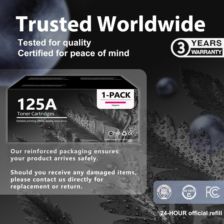 125A Magenta Toner Cartridge Compatible for HP 125A CB543A Toner Cartridge for CP1215 CM1312 MFP