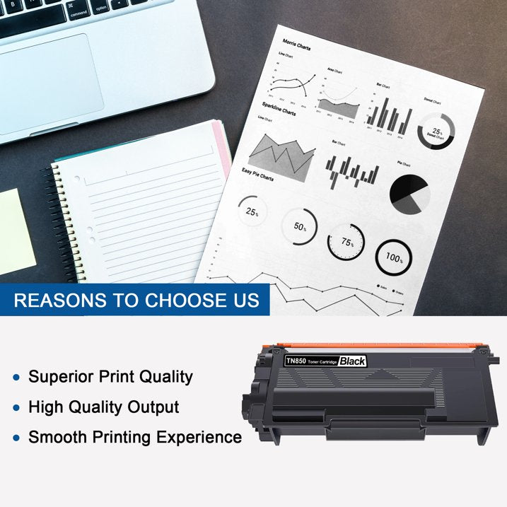 TN820 Toner Cartridge Replacement for Brother TN820 Toner Cartridge for DCP-L5650DN Printer