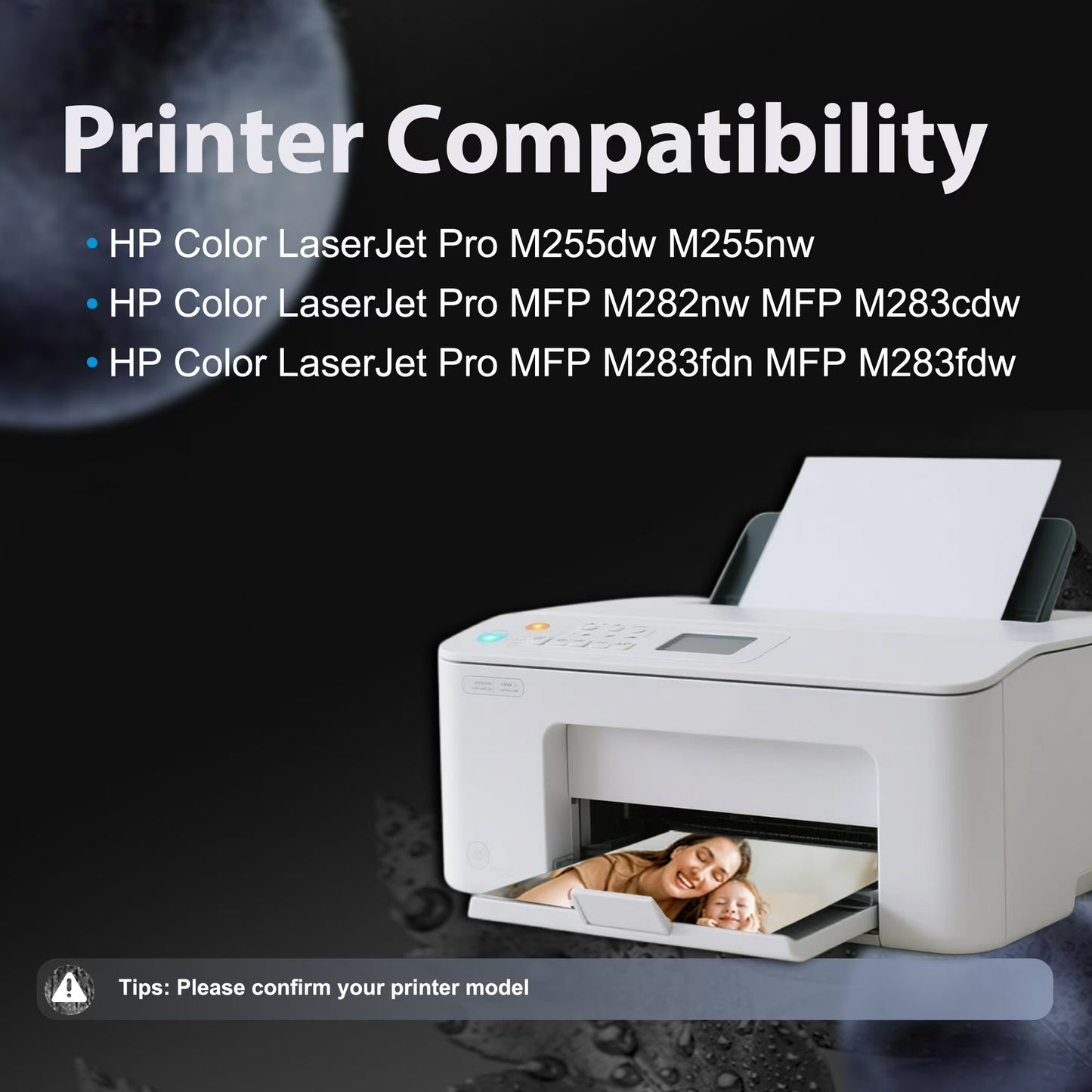 206X Toner Cartridge Compatible for 206X Combo Pack for Color Laserjet Pro M283fdw M255nw Printer (5 Pack)